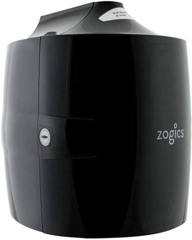 Zogics Wall Mounted Dispenser for Gym Wipes – No-Touch Sanitizing Wipes Dispenser, Mounts Easily to Wall for Quick Access to Disinfecting Wet Wipes (1 Unit)