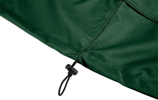 Eevelle Patio Log Rack Cover Made with Marinex Marine Grade Fabric - Waterproof - Durable Firewood Storage Large Log Rack Covers - Weather Protection - (42" H x 48" L x 24" D, Hunter Green)