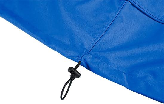Eevelle Meridian Patio Oval Table Set Cover with Marine Grade Fabric - Outdoor Table Cover - Furniture Set Covers for Dining Table - Easy to Install - (25.5"H x 114"L x 82"W, Royal Blue)