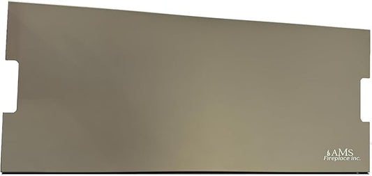 AMS Fireplace | Powder Coated Fire Pit Burner Lid for Sedona FireTable (Light Gray) | Weather-Protected | Easy to Clean | No Assembly Required
