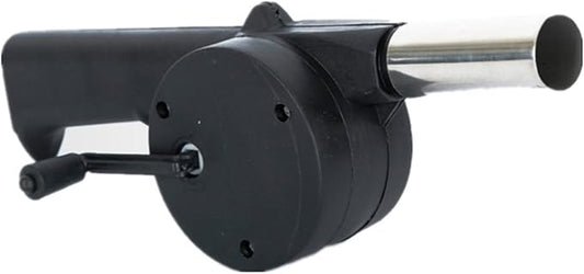 Small Manual Air Blower Hand Crank BBQ Fan Portable Barbecue Air Blower with Handle Grills Charcoal Stove