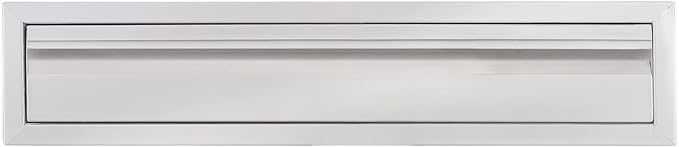 30" W Outdoor Kitchen Drawer Stainless Steel BBQ Single Drawer w/Divider Flush Mount for Outdoor Kitchen Island(Overall Size:30" W x 6-1/2"H x 23" D inch)
