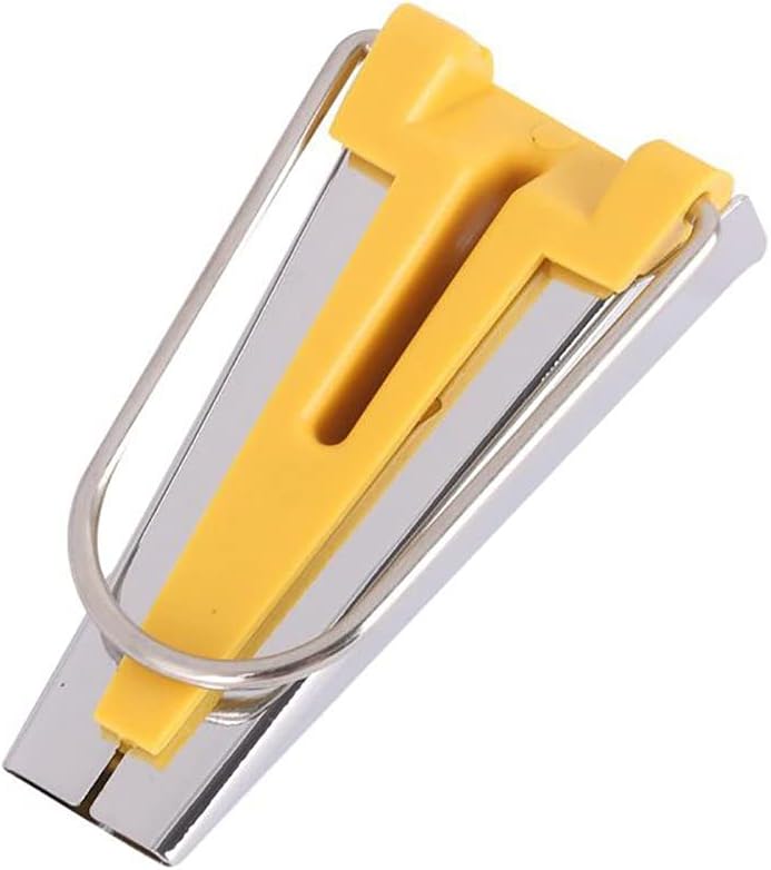 LNKA Bias Tape Maker 4 Size 6MM 12MM 18MM 25MM for Fabric Sewing and Quilting