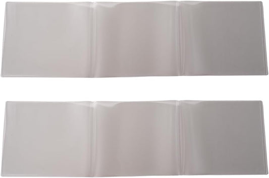 aoG Mahjong Card Holder for Mah Jongg Hands and Rules, Non Glare, PVC Plastic, Soft, Durable, 2025 (Standard 2 pcs)