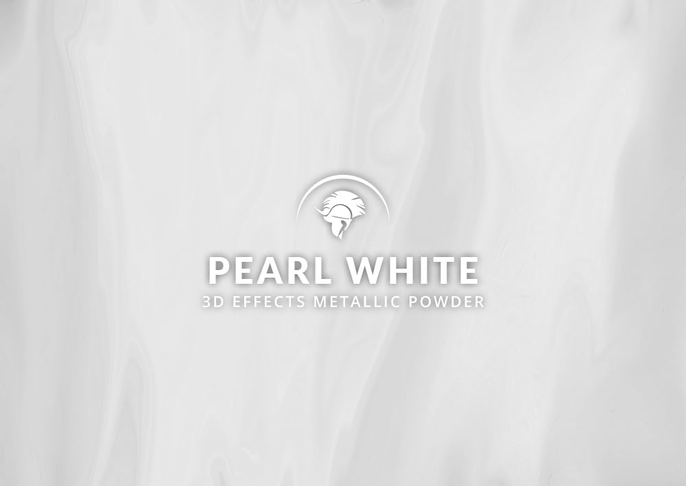 Spartan Epoxies Metallic Pigment Powder for Epoxy - 30 Unique Colors, 4oz for 1 Gallon and 12oz for 3 Gallons of Clear Epoxy, Made in The USA (Pearl White, 4oz (45 Grams))