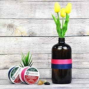 Mandala Crafts 1mm 109 Yards Brown Cotton Waxed Cord for Jewelry Making Bracelet Cord Waxed String - Beading String Thread Jewelry Cords for Necklaces String