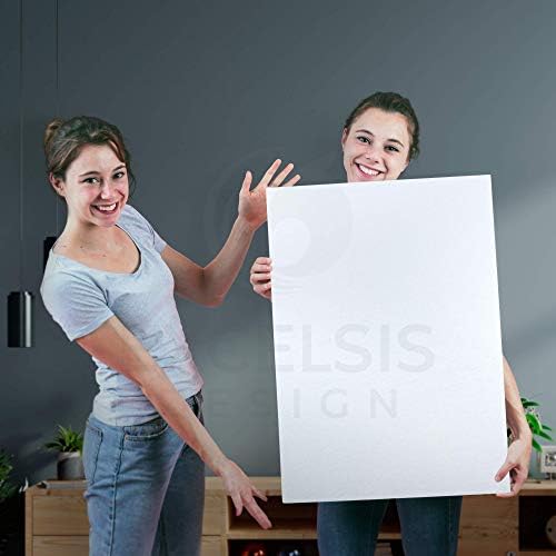 White Foam Board 20 x 30 x 3/16" (5mm) Inch, 15 Pack Acid-Free Foam Core Poster Board Sheets for Art, Crafts, Presentation, Vision Board, Signboard, and Party Decorations