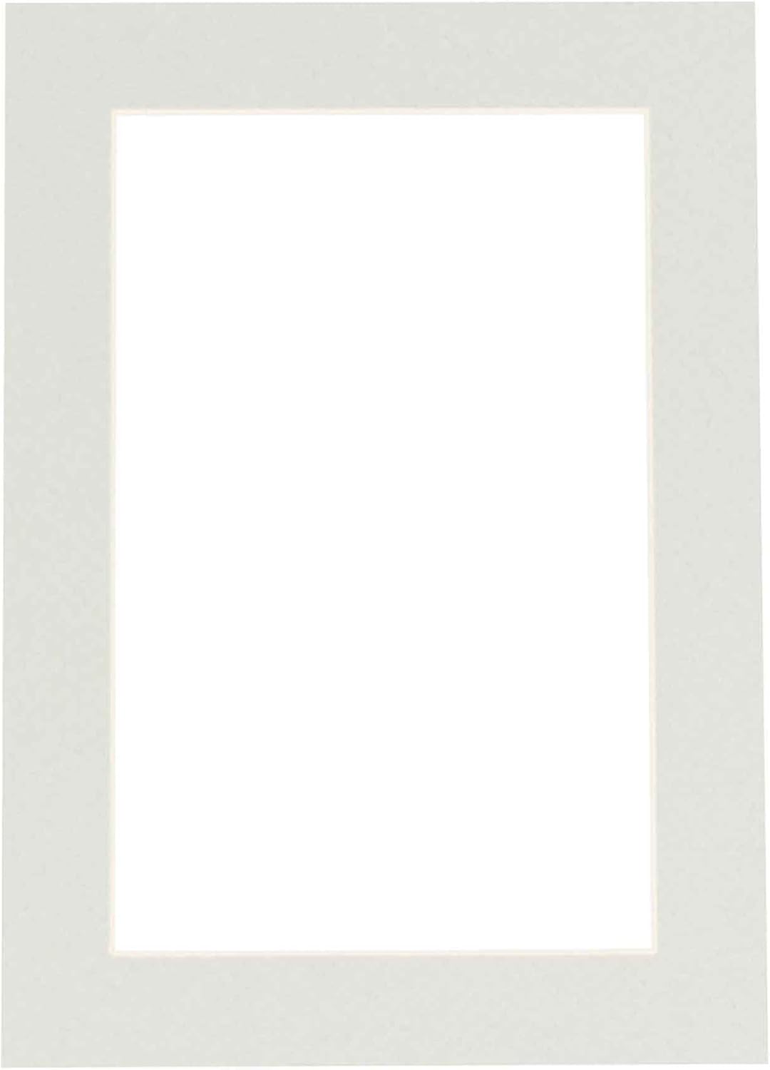 11x14 Mat for 8.5x11 Photo - Precut Grey Picture Matboard for Frames Measuring 11 x 14 Inches - Bevel Cut Matte to Display Art Measuring 8.5 x 11 Inches - Acid Free ONE MAT