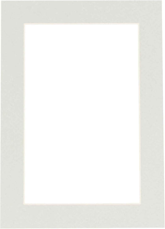 11x14 Mat for 8.5x11 Photo - Precut Grey Picture Matboard for Frames Measuring 11 x 14 Inches - Bevel Cut Matte to Display Art Measuring 8.5 x 11 Inches - Acid Free ONE MAT