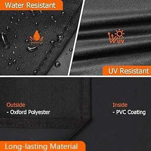 i COVER 73550 Pellet Smoker Cover for Pit Boss Grills 77550 5.5 and 5 Series PBV5P1, pro Collection 4 Vertical Wood Smokers PBV4PS1 600D Waterproof Heavy-Duty Canvas Grill Covers