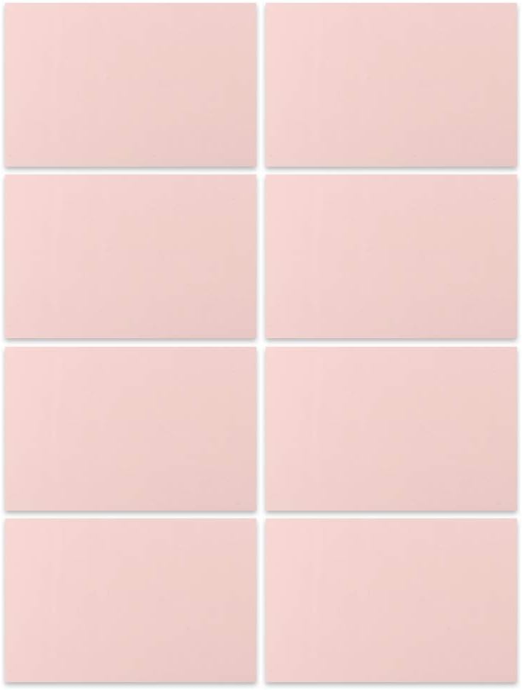 SGHUO 8pcs 4"x6" Rubber Carving Blocks, Soft Linoleum Block for Printmaking, Rectangle Linocut Blocks Stamp Carving Tools, Easy Cut Lino Blocks Crafts Making Kit (Pink)