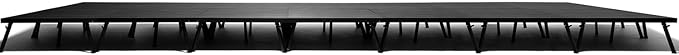 8'x28' MYSTAGE 14 Stage Platform - Portable, Folding Lightweight Aluminum Performance Deck with Adjustable Height 17"-28" - US Patented Design