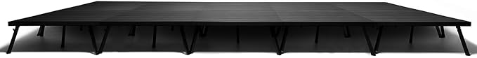 8'x20' MYSTAGE 10 Stage Platform - Portable, Folding Lightweight Aluminum Performance Deck with Adjustable Height 17"-28" - US Patented Design