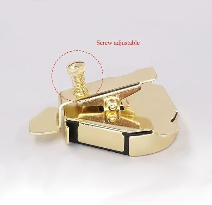 Bequilter Upgraded Multifunctional Magnetic Seam Guide for Sewing Machines, Adjustable Sewing Guide for Precise Stitching, Universal Sewing Supplies and Accessories (Gold*2)