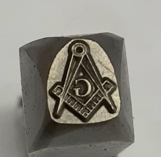 Masonic Master Mason Penny Punch Stamping Tool Fraternal Order Logo Punch Tool