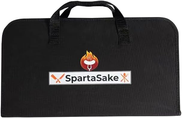 SpartaSake BBQ Grilling Accessories - Stainless Steel Barbecue Grill Tools Accessories kit Spatula Thermometer Tongs for Blackstone Griddle Outdoor Camping-Grill Set Gifts for dad Men Women(24 pcs)