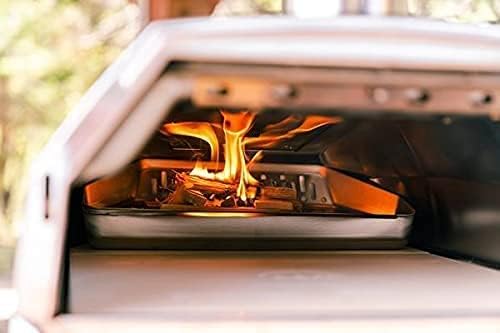 OOFT Pizza Oven Wood - 100% Kiln Dried Oak Cooking Wood - Perfect for Ooni, Gozney, Solo Stove & Other Brands - 12-14lb Box - High Heat & Slow Burn - Great for Grilling, Smoking, BBQ Wood (6 Inch)