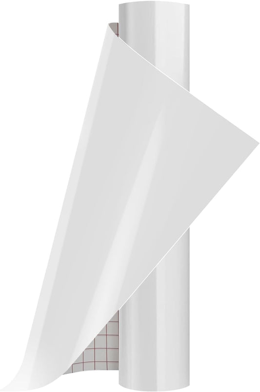 Ant Smart Adhesive Permanent Vinyl Compatible with Cricut Explore and Maker Series Without Cutting Mats, Create DIY Projects, Decals, Stickers & More (Transparent, 13inch x 5ft)