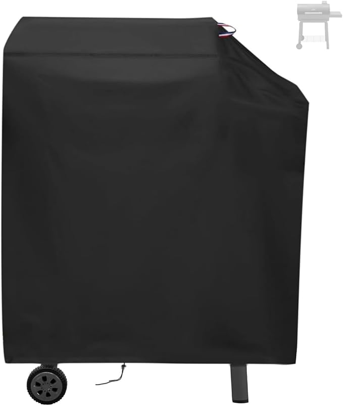 Charcoal Grills Cover for Feasto BBQ Charcoal Grill, Waterproof Outdoor Grill Cover BBQ Grill Cover Barbeque Grill Cover (Cover Only) - 46" L×26" W×43" H, Black
