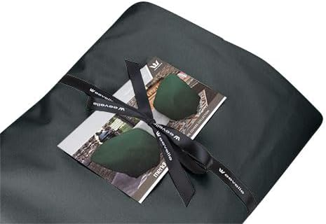 Eevelle Meridian Patio Oval Table Set Cover with Marine Grade Fabric - Outdoor Table Cover - Furniture Set Covers for Dining Table - Easy to Install - (30"H x 122"L x 78"W, Charcoal Gray)