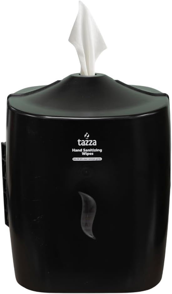 Wall-Mounted Sanitizing Wipe Dispenser – Easy to Install & Refill, Sleek Design for Gyms, Studios & Commercial Spaces