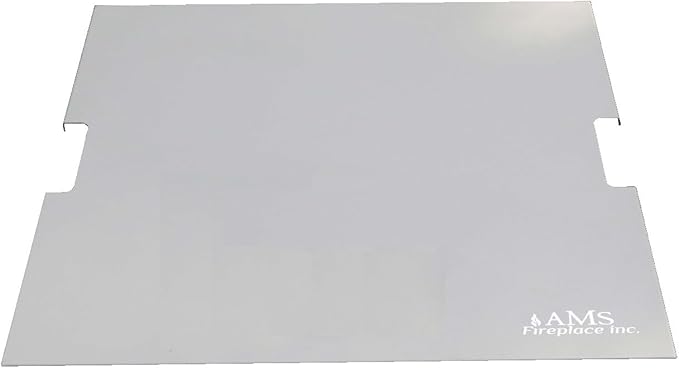 AMS Fireplace | Powder Coated Fire Pit Burner Lid for Brooklyn FireTable (Light Gray) | Weather-Protected | Easy to Clean | No Assembly Required