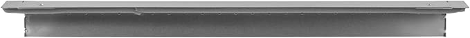 Repa Market 21" x 3" Inch Air Grille for Round Spiral Ducts - Adjustable Double Louvre Blade - Galvanized Ventilation Cover - Side Fit Round Surface Canal Ducting from 7" to 15.75" Inches