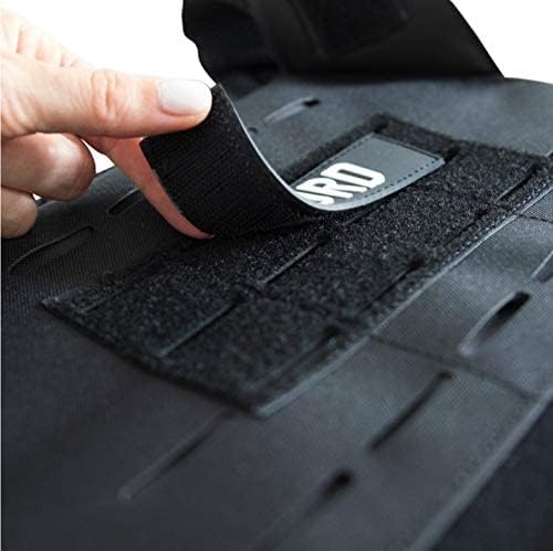 Northgym Adjustable Weighted Vest/Incl. 3D Weight Plates in 14lbs / 20lbs/ 30lbs/ 42.5lbs - Optimized Weight Distribution and with Curved Plates for Running, Functional Training and Working Out