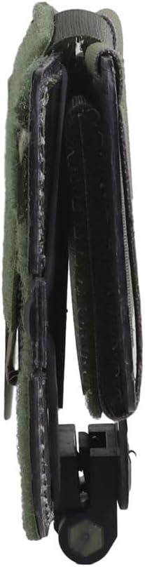 Let Me Be Airsoft Plate Carrier Molle Phone Carrier Outdoor Lightweight Navigation Board，Wide Angle Foldable Phone Holder Chest Rig Hovering Mount Tactical Vest Accessory (Ranger Green)