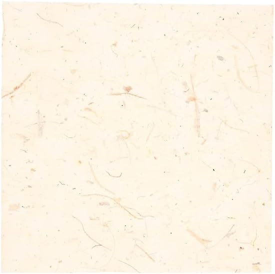 Natural Fiber Mulberry Tree,Banan Bark 6 x 6 Inches Square Origami Paper Arts Folding Craft, Decoration Paper,Writing Painting Square Folding Paper for DIY Crafts, 50 Sheets (Vintage, 6"x6")