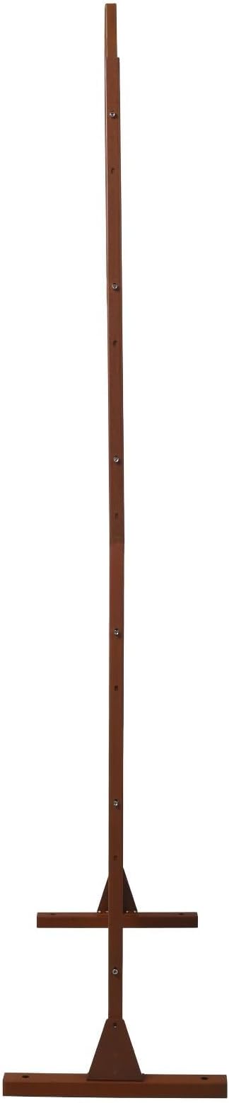 Outdoor Privacy Screen with Geometric Design – Metal Decorative Panel, Freestanding Partition, Weather-Resistant, 76"x48" for Garden, Patio, Balcony, and Yard, Rust Red