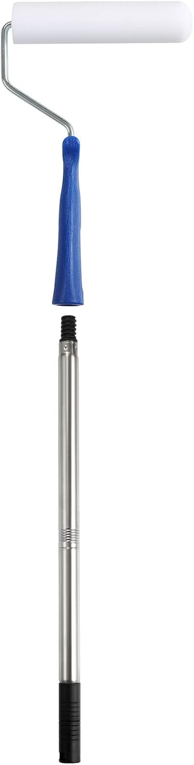 Paint Roller-High Density Foam Small Paint Roller 6 Inch, Mini Roller Set with Tray, Sponge Roller Refills, Finest Finish Foam Rollers for Use with All Paints,9 Piece