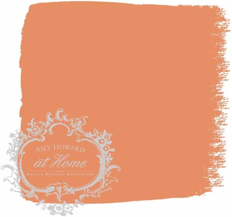 AMY HOWARD AT HOME Chalk-Based One Step Paint for Furniture, Cabinetry, Decor, Finish, and More | No Stripping, Sanding, or Priming | Light Base | 32 Ounce | Peachy Keen