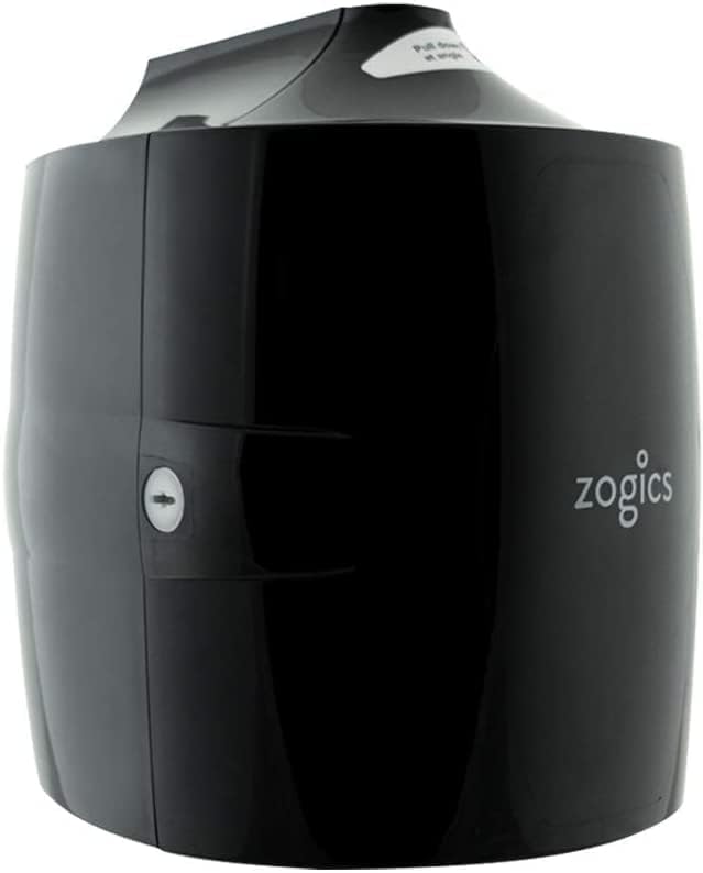 Zogics Antimicrobial Wipes and Wall Mounted Dispenser – No-Touch Wipes Dispenser, Mounts Easily to Wall for Quick Access to Disinfecting Wet Wipes