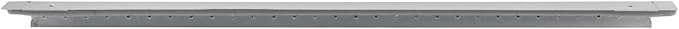 Repa Market 25" x 3" Inch Air Grille for Round Spiral Ducts - Adjustable Single Louvre Blade - Galvanized Ventilation Cover - Side Fit Round Surface Canal Ducting from 7" to 15.75" Inches