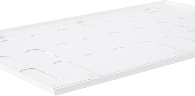 Vent Systems 12" x 8" Inch (Overall) White Metal Vent Cover - Durable Wall and Ceiling Adjustable Air Return Grille with Built-in Mesh Screen - HVAC Ventilation Duct Cover for Indoor and Outdoor Use