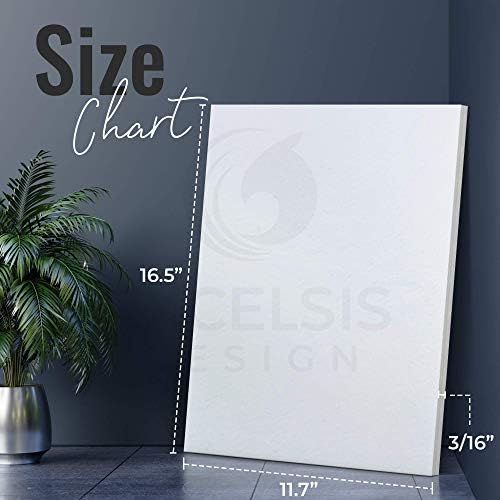 White Foam Board 11.7 x 16.5 x 3/16" (5mm) Inch, 15 Pack Acid-Free Foam Core Poster Board Sheets for Art, Crafts, Presentation, Vision Board, Signboard, and Party Decorations
