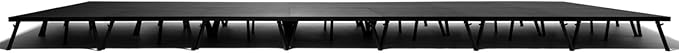 16'x16' MYSTAGE 16 Stage Platform - Portable, Folding Lightweight Aluminum Performance Deck with Adjustable Height 17"-28" - US Patented Design