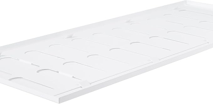 Vent Systems 16" x 6" Inch (Outer Dimensions) Metal Air Vent Grille - White Adjustable Register Vent Cover - Open/Close Air Supply Intake Wall Vent - Heating/Cooling Ceiling Grille for House, Garage