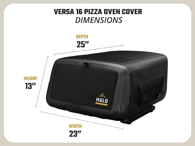 HALO Versa 16 Pizza Oven Cover | Premium quality | UV Rated | Custom fit | Heavy Duty Cover