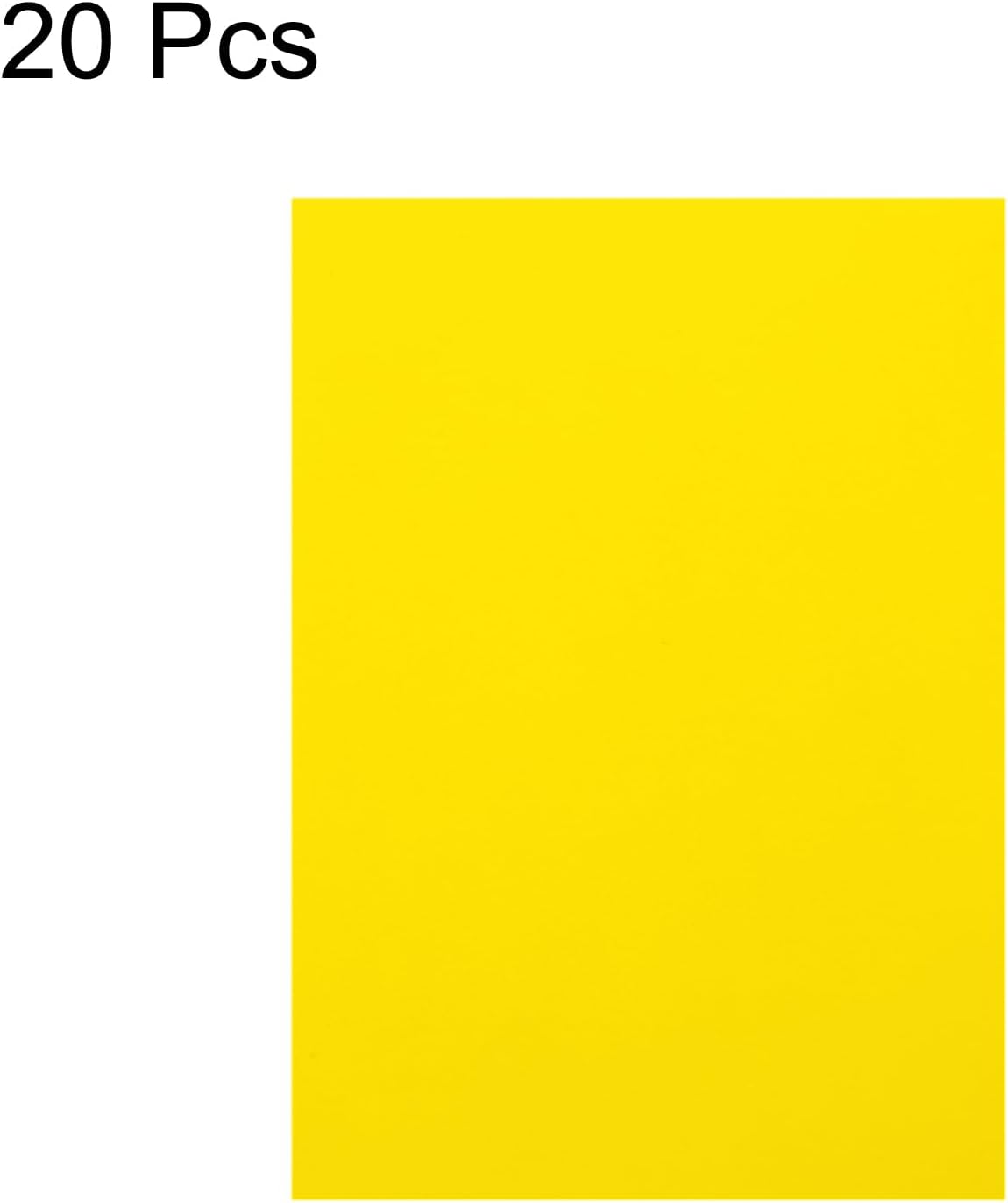 MECCANIXITY Colored Vellum Paper, 20 Sheet Lemon Yellow Transparency 11.7 x 8.2 Printable Vellum Paper, Translucent Vellum Sheets for Printing Wedding Invitations, Ink Jet Laser Printer