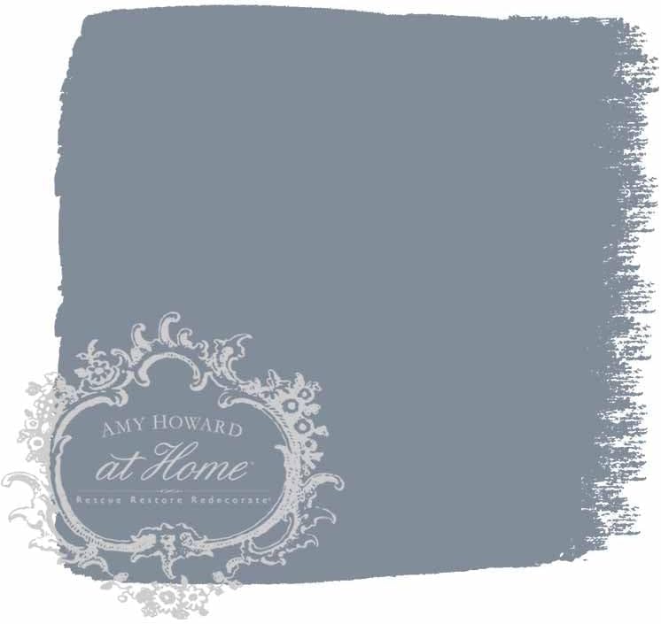 AMY HOWARD AT HOME Chalk-Based One Step Paint for Furniture, Cabinetry, Decor, Finish, and More | No Stripping, Sanding, or Priming | Medium Base | 32 Ounce | Palace Gray