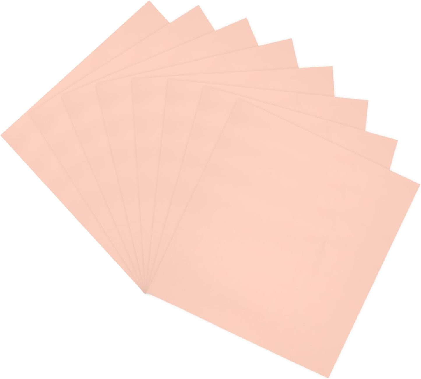 MECCANIXITY 50 Pack Toner Reactive Foil ,Deco Foil Transfer Sheets 8.5"x11" A4 Hot Foil Paper for Laser Printer Scrapbooking Heat Transfer DIY Craft,Rose Gold