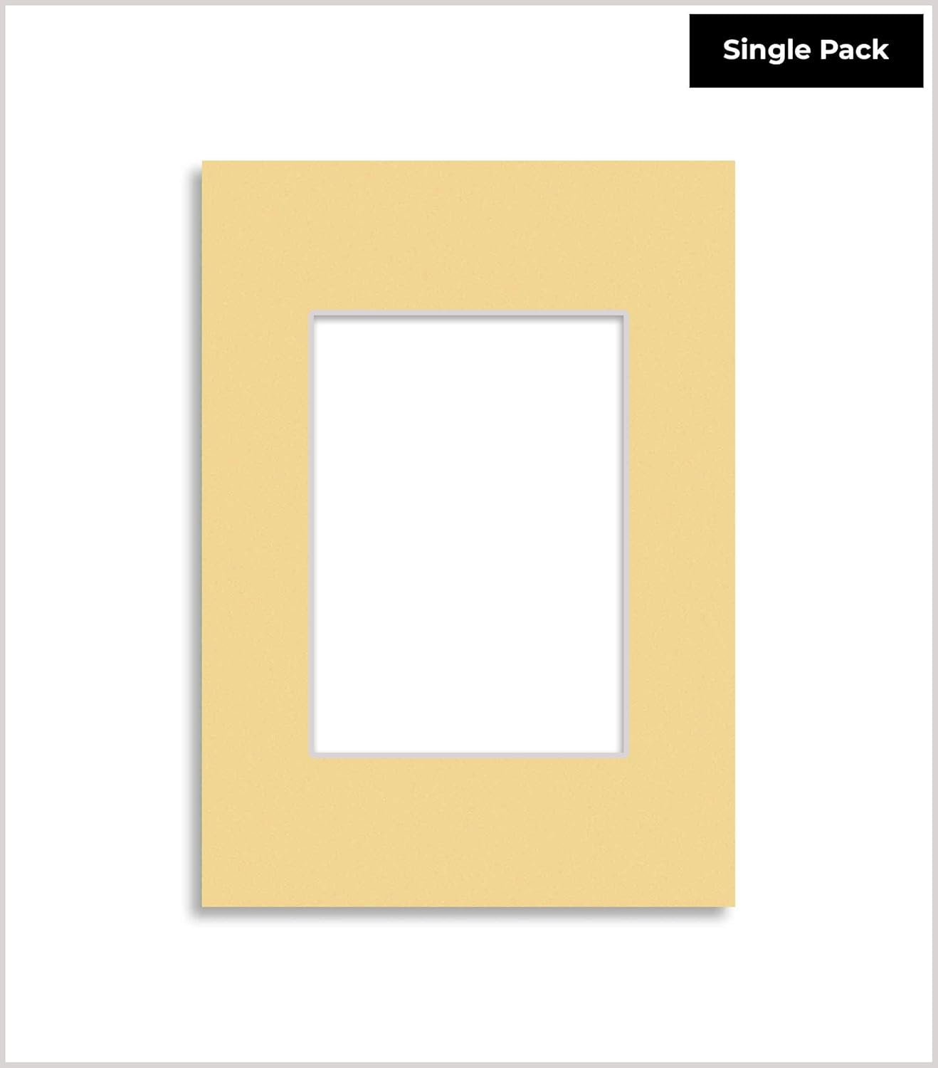 5x7 Mat for 8.5x11 Frame - Precut Mat Board Acid-Free Show Kit with Backing Board, and Clear Bags Marzipan Beige 5x7 Photo Matte Made to Fit a 8.5x11 Picture Frame Matboard for Framing, Pack of 1 Mat