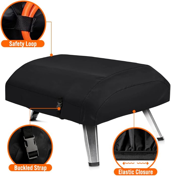 iCOVER Carry Cover for Ooni Koda 16 inch Pizza Oven, Heavy Duty Portable 16 Gas Pizzas Maker Covers Waterproof Outdoor Ovens Accessories