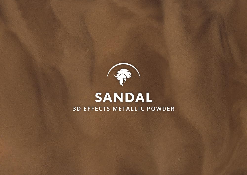 Spartan Epoxies Metallic Pigment Powder for Epoxy - 30 Unique Colors, 4oz for 1 Gallon and 12oz for 3 Gallons of Clear Epoxy, Made in The USA (Sandal, 4oz (45 Grams))