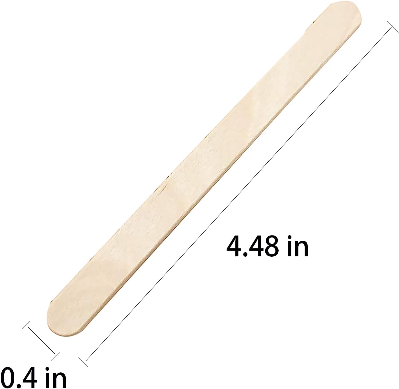 50PCS DIY Craft Sticks Ice Cream Sticks Natural Wooden Ice Cream Sticks 4.5 inches Long Snack Sticks Ice Cream Sticks Popsicle Sticks for Dessert Making Classroom Projects