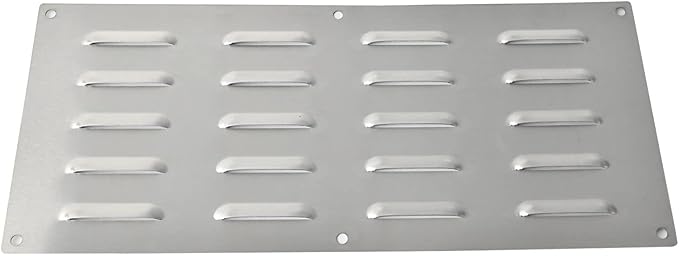 Stainless Steel Venting Panel for Outdoor Kitchens Grill Accessory, 15 Inch by 6-1/2 Inch
