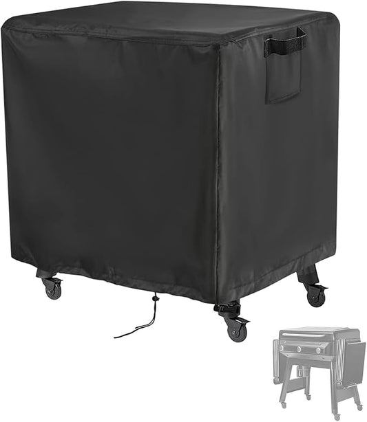 Outdoor Griddle Cover for Traeger Grills Flatrock, Heavy Duty Flat Top Grill Cover Waterproof BBQ Gas Grill Covers for Traeger Flatrock Flat Rock Griddle Grill(BAC751) - 43"L×28"W×39"H, Black