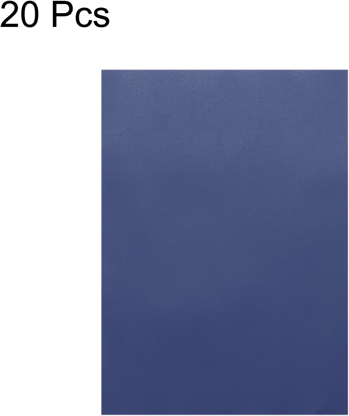 MECCANIXITY Colored Vellum Paper, 20 Sheet Deep Blue Transparency 11.7 x 8.2 Printable Vellum Paper, Translucent Vellum Sheets for Printing Wedding Invitations, Ink Jet Laser Printer